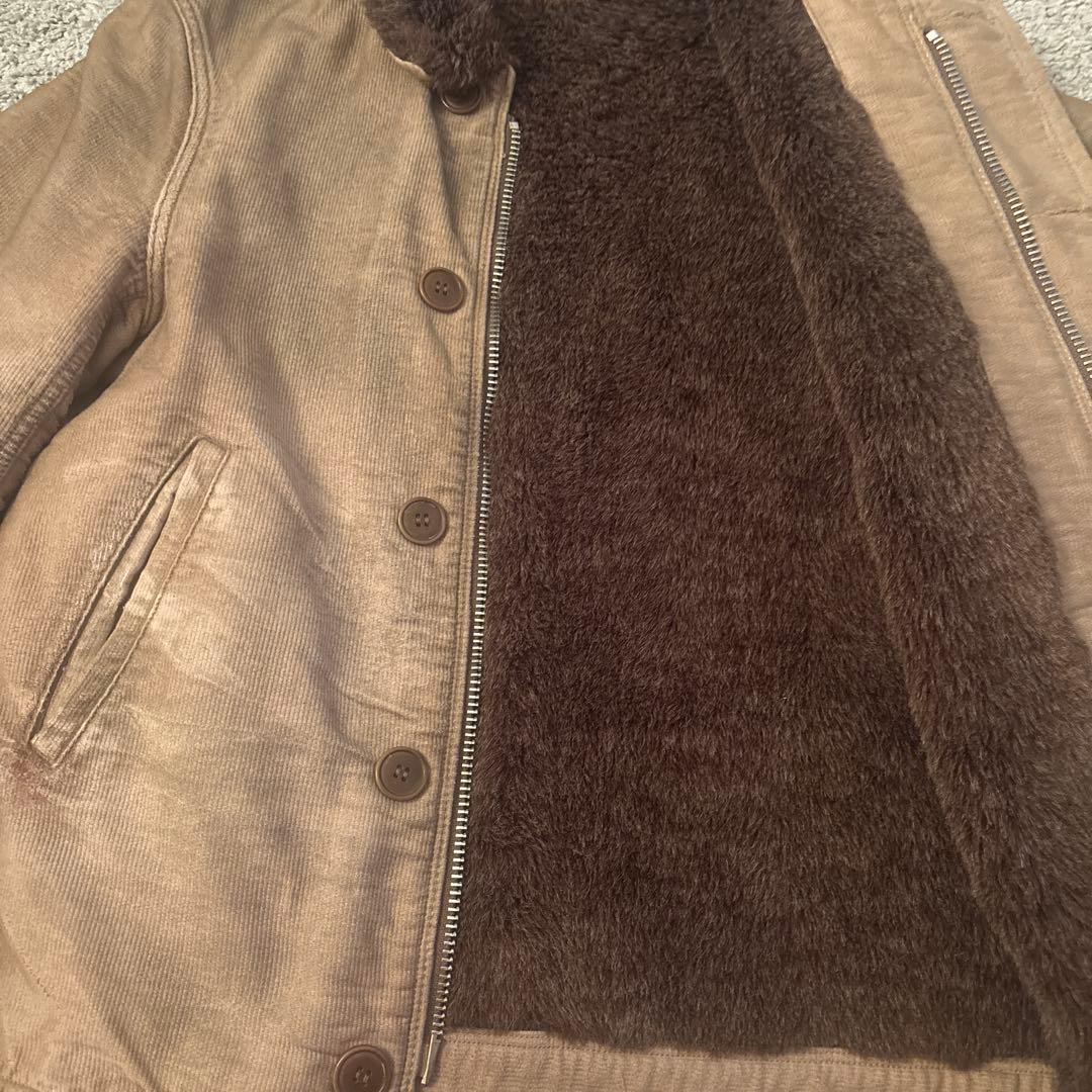 BLUE BLUE ジャーマンクロスN-1デッキジャケット　ビンテージ加工