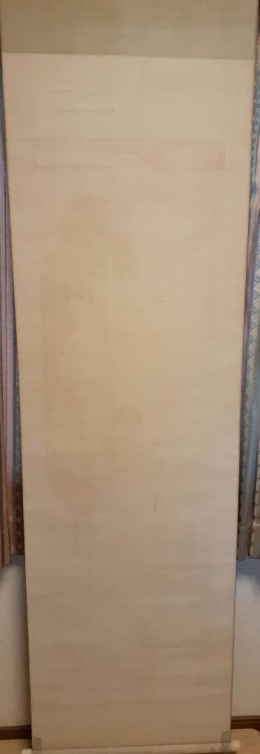 浮世絵掛軸 月夜の人物