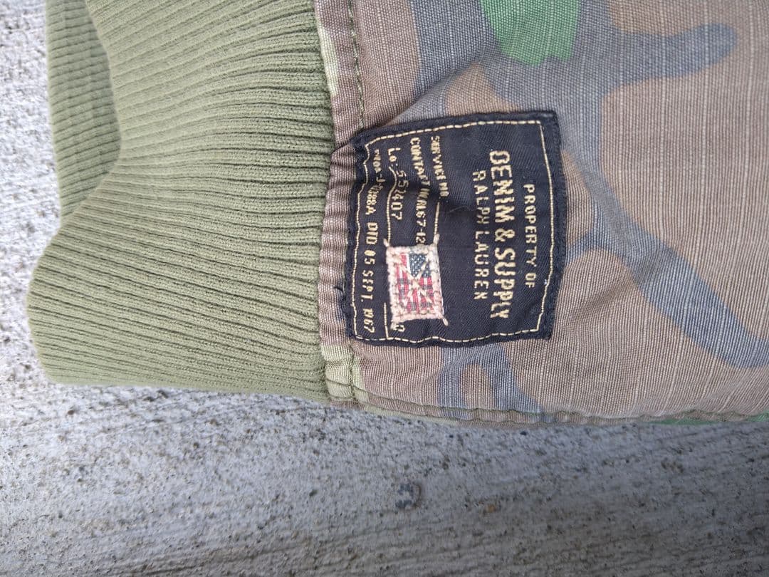 モ*ン様 DENIM & SUPPLY カモフラージュ ミリタリーダウンジャケッ