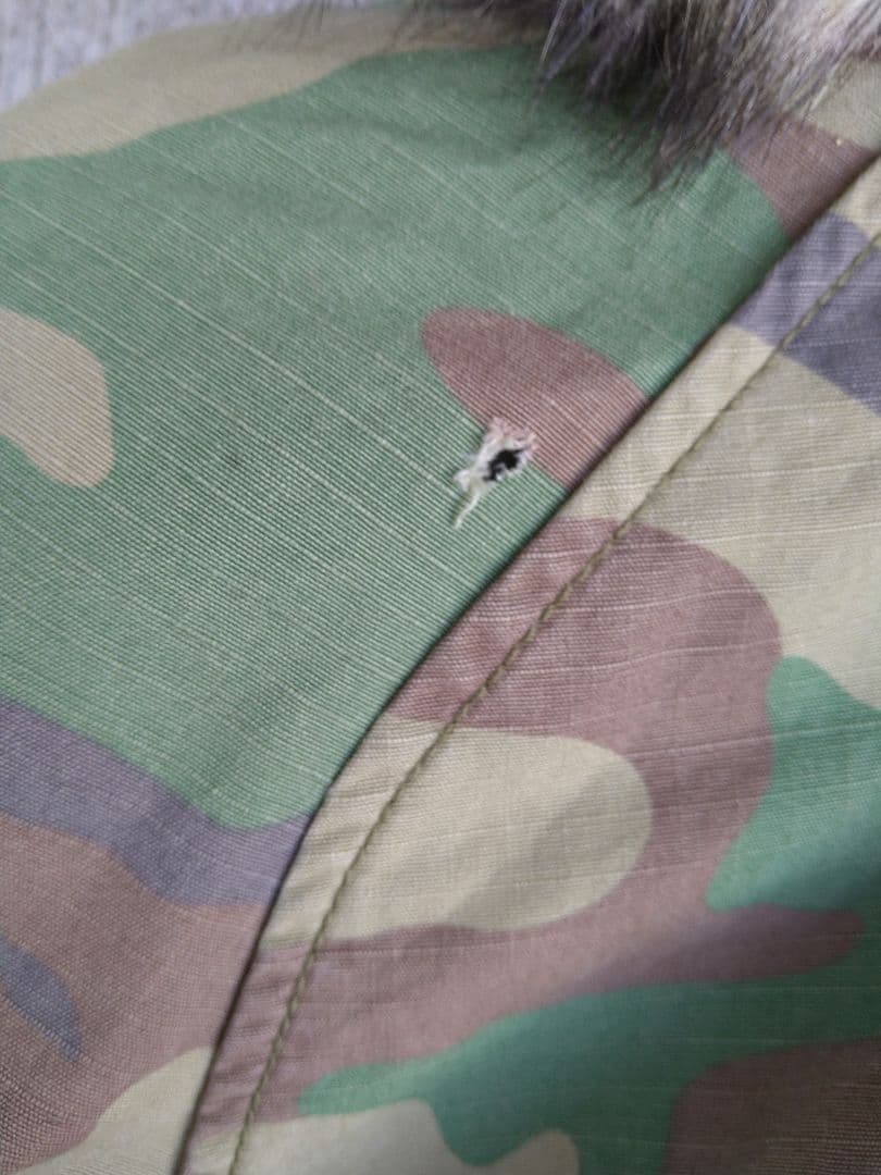 モ*ン様 DENIM & SUPPLY カモフラージュ ミリタリーダウンジャケッ