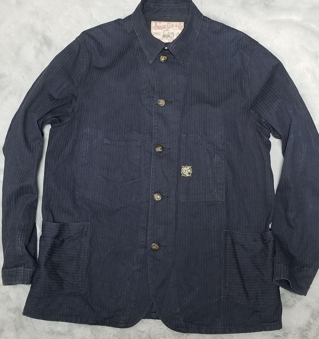 シュガーケーン ワーク コート 42 XL 良品