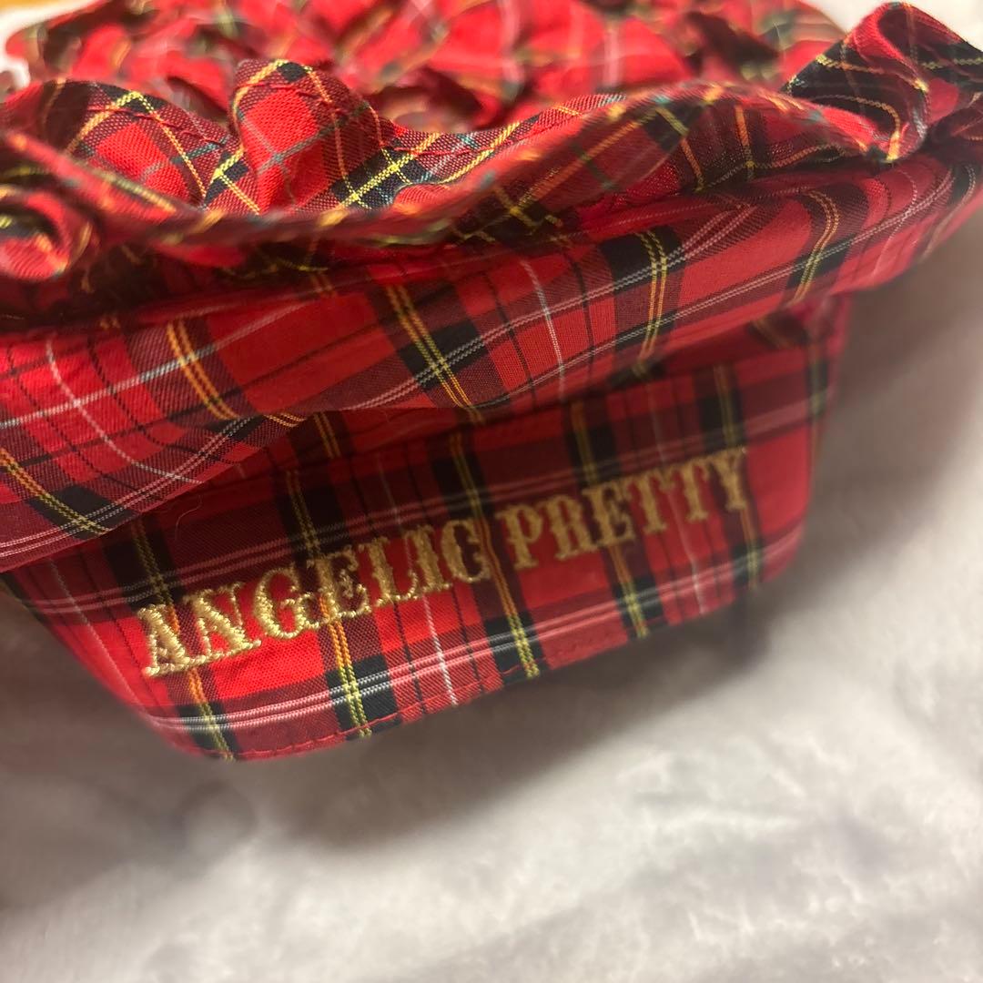 angelic pretty 赤タータン ベレー帽