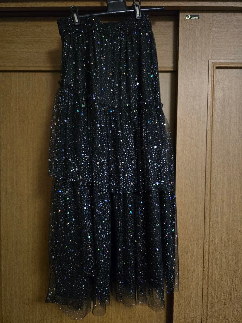 FURFUR ラメチュールドレス BLACK