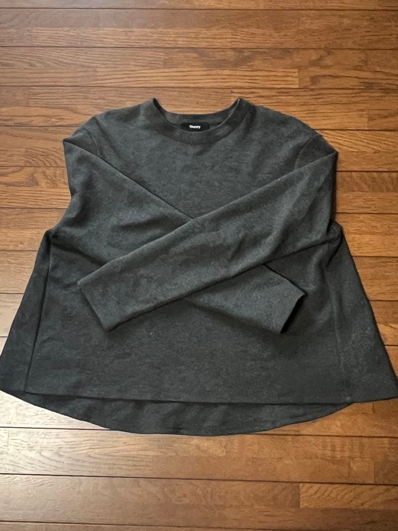 トップス Theory Double Knit LT N A Line Pullover