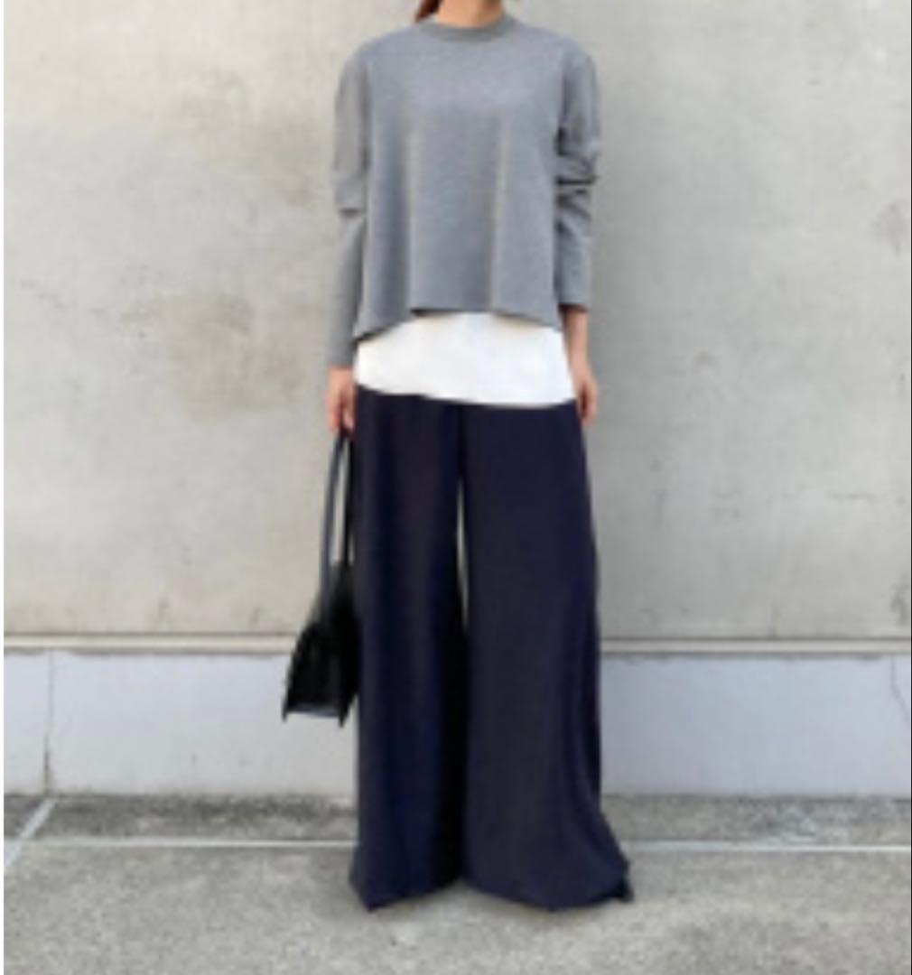 トップス Theory Double Knit LT N A Line Pullover