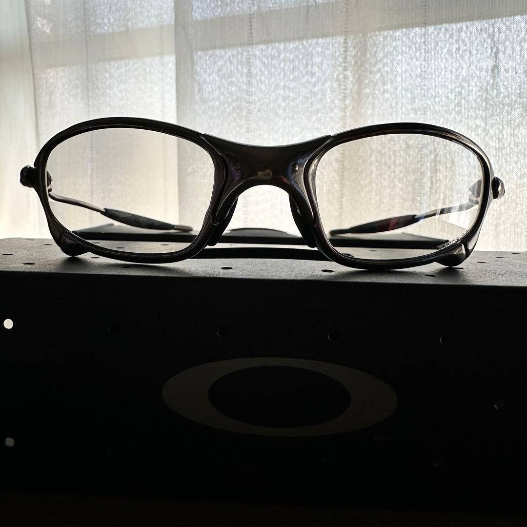 (要修理:美品)オークリー Oakley Juliet ポリッシュド/TIクリア
