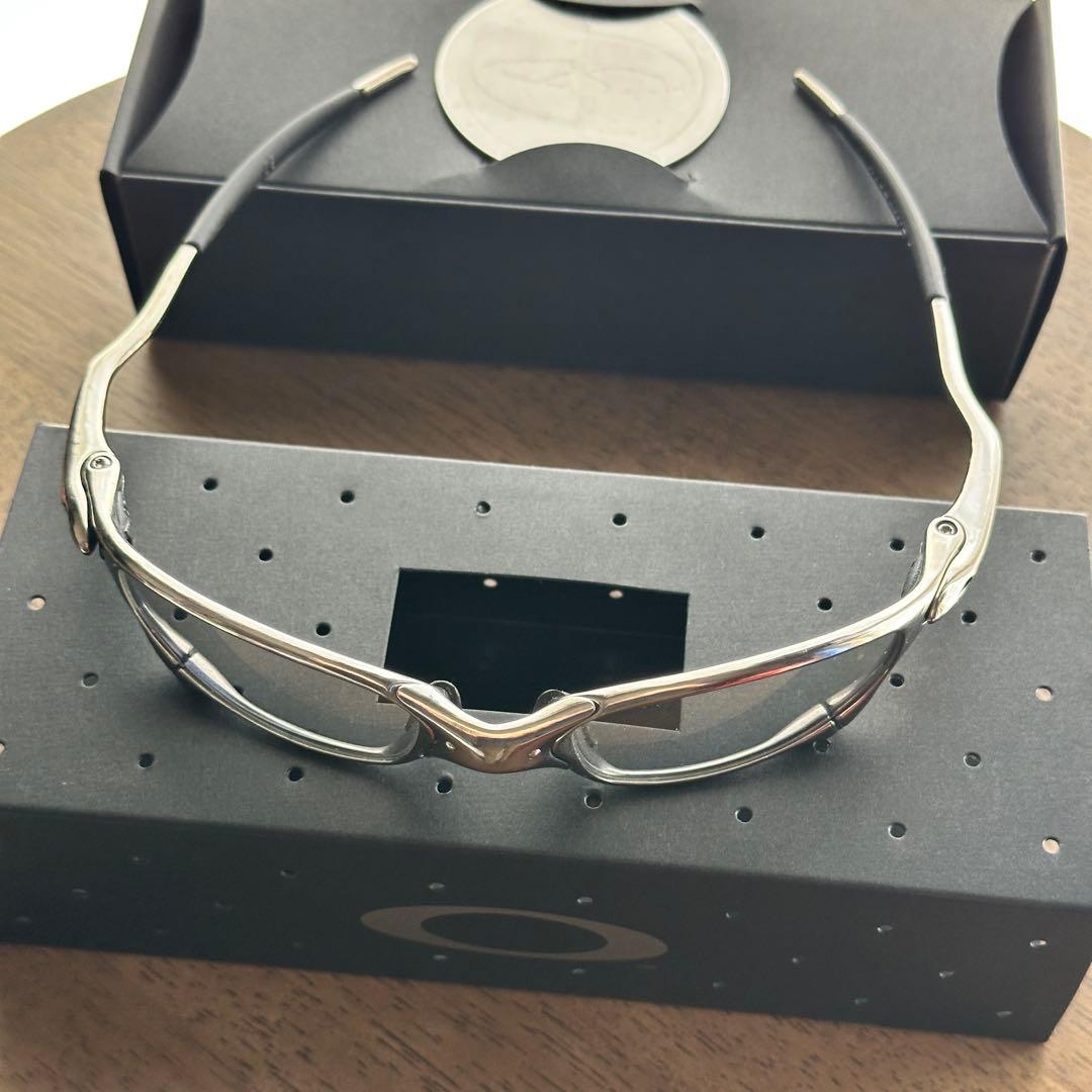 (要修理:美品)オークリー Oakley Juliet ポリッシュド/TIクリア