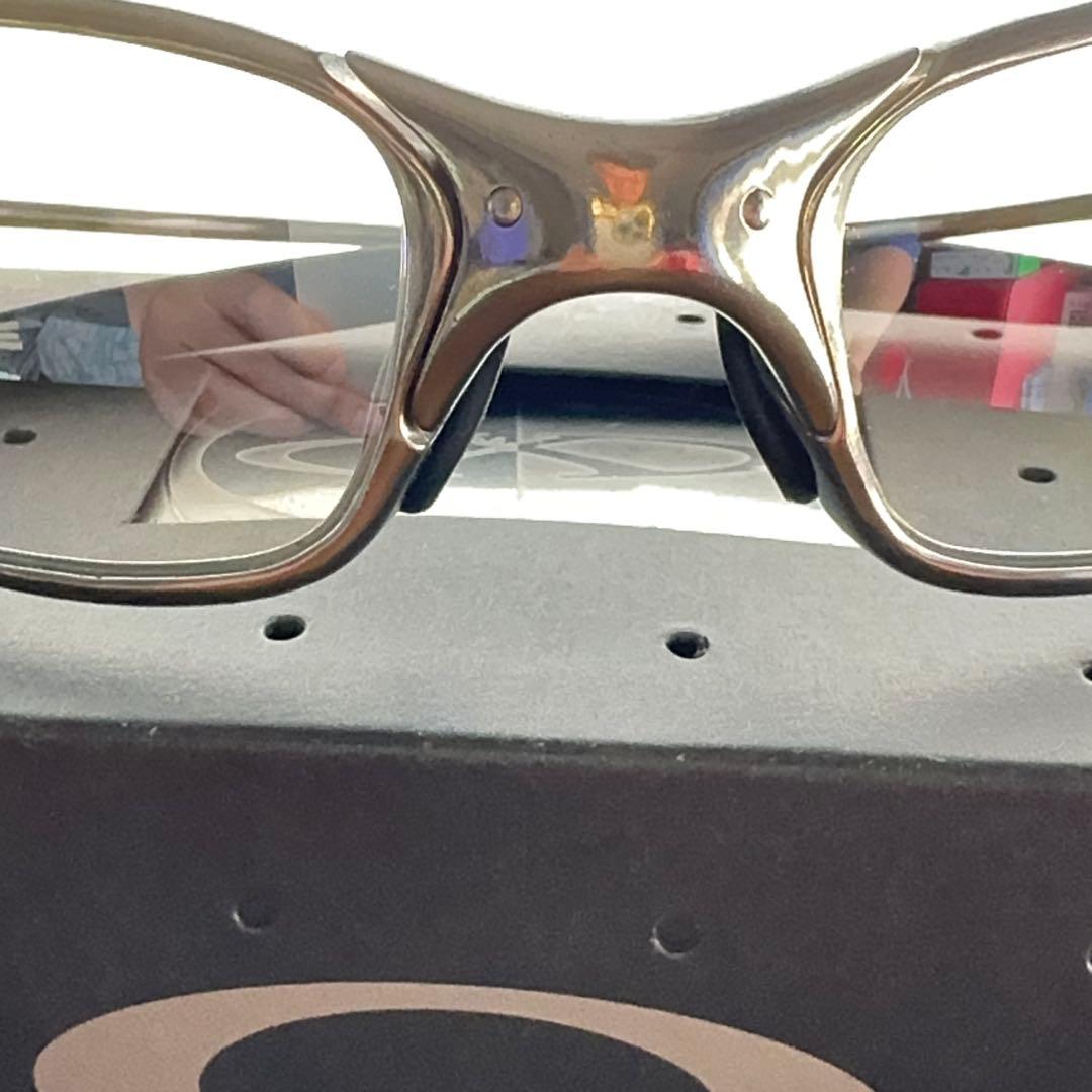 (要修理:美品)オークリー Oakley Juliet ポリッシュド/TIクリア