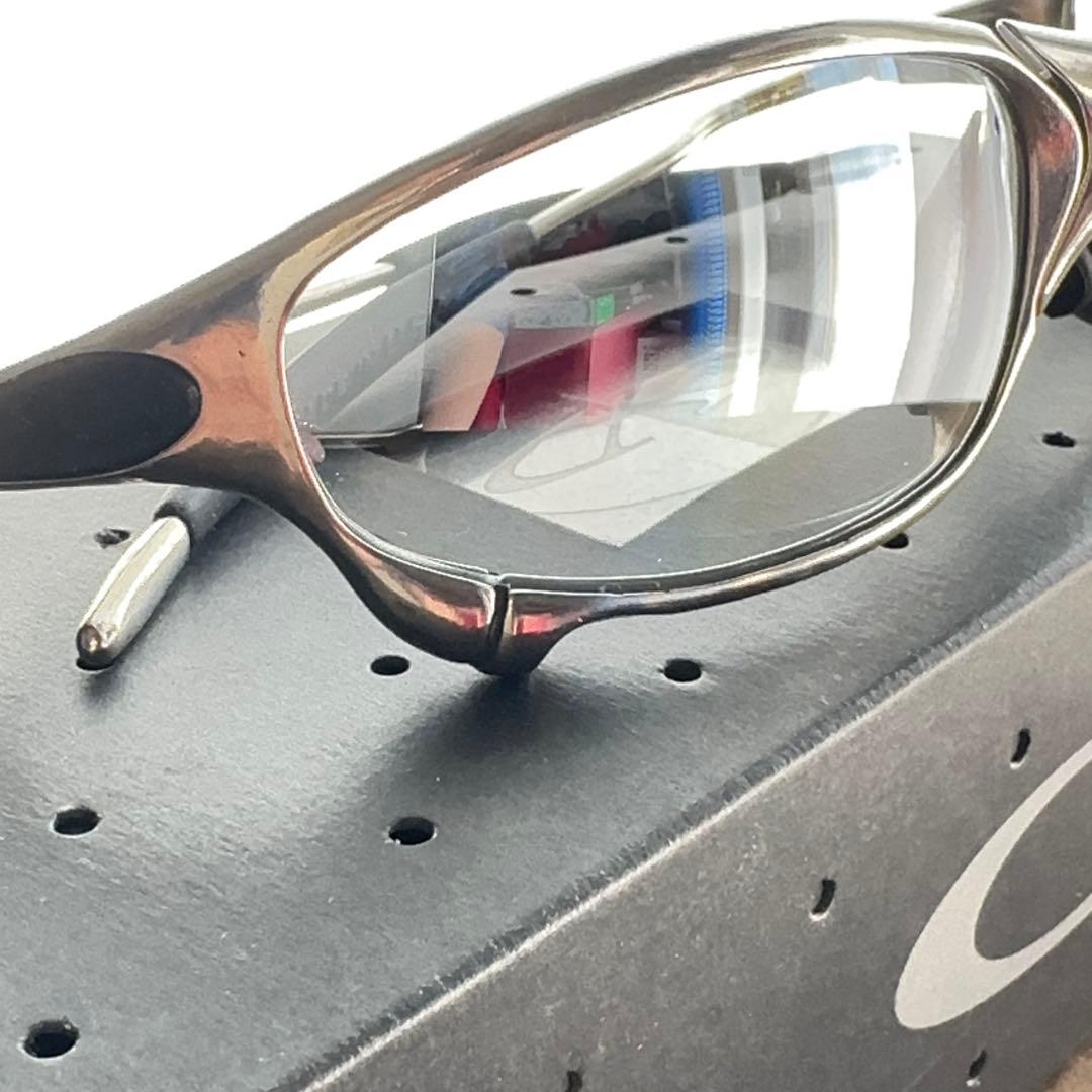 (要修理:美品)オークリー Oakley Juliet ポリッシュド/TIクリア