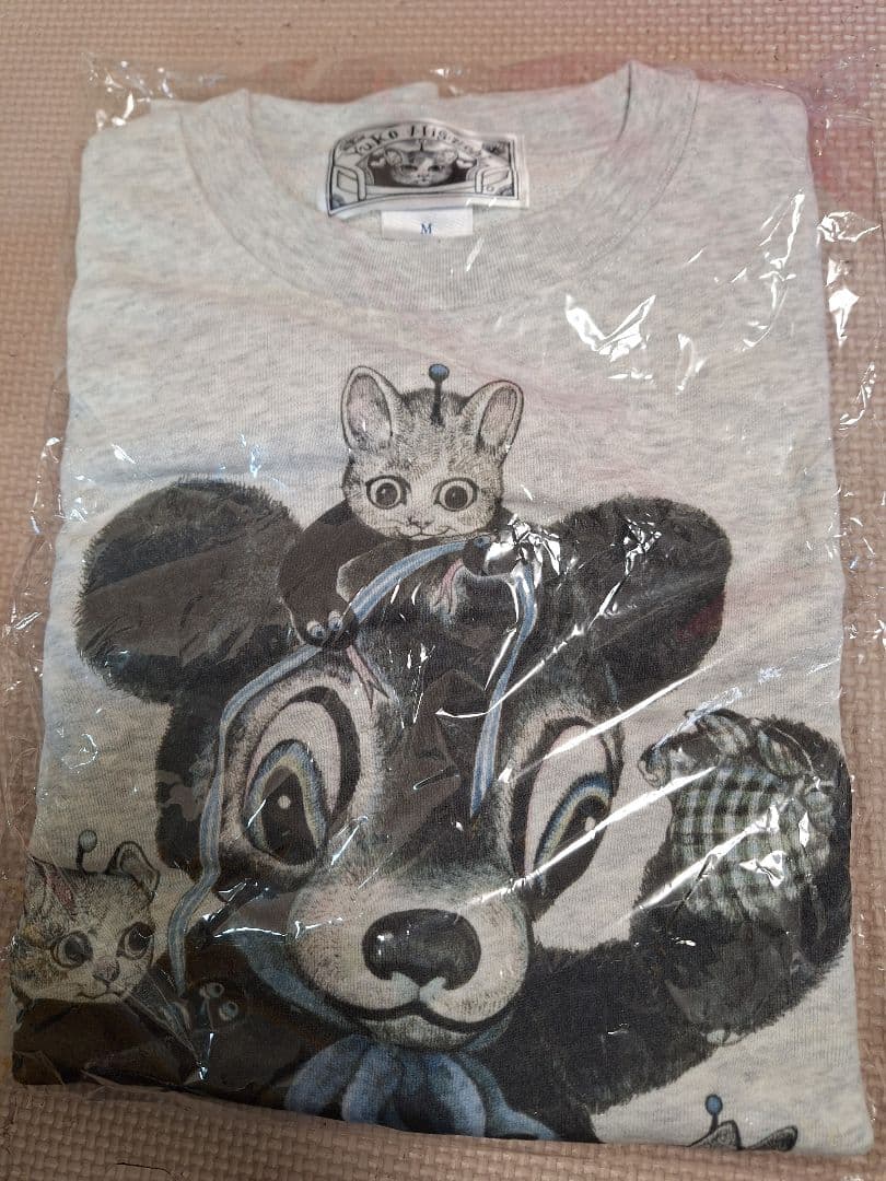 ボリス雑貨店　半袖スウェット　3ギュスと黒いクマ