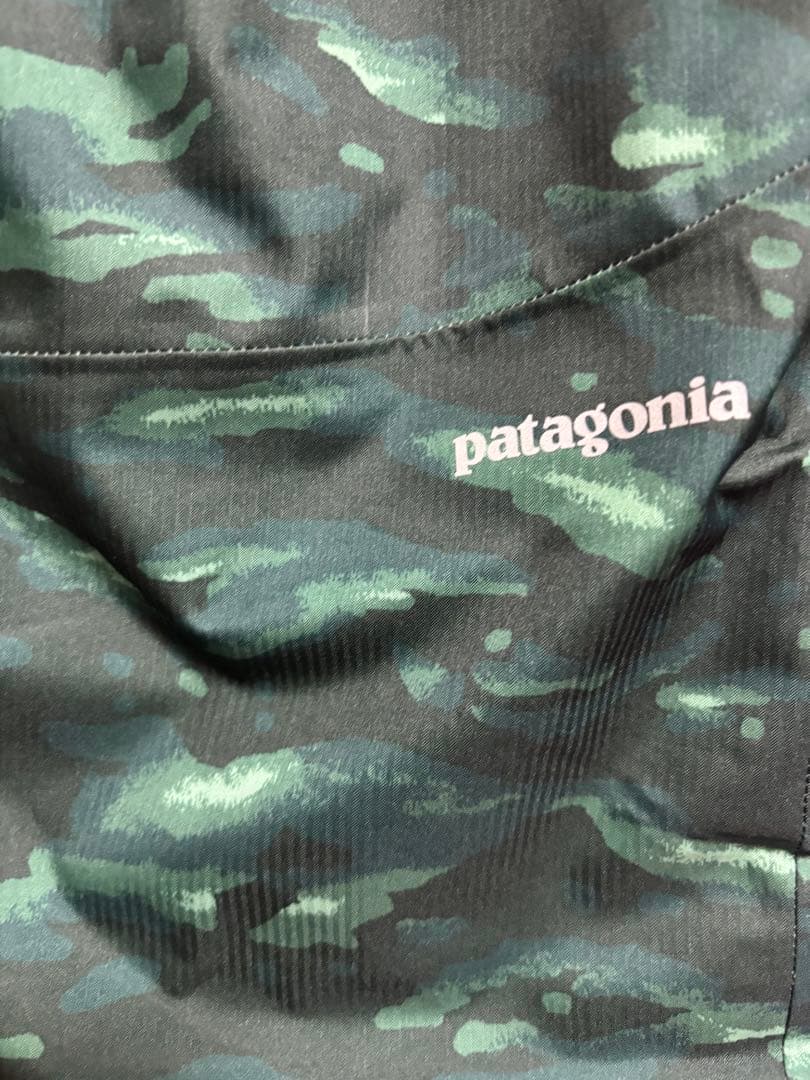 スノーパンツ子供用patagonia カモフラージュ アウトドアパンツ XXL