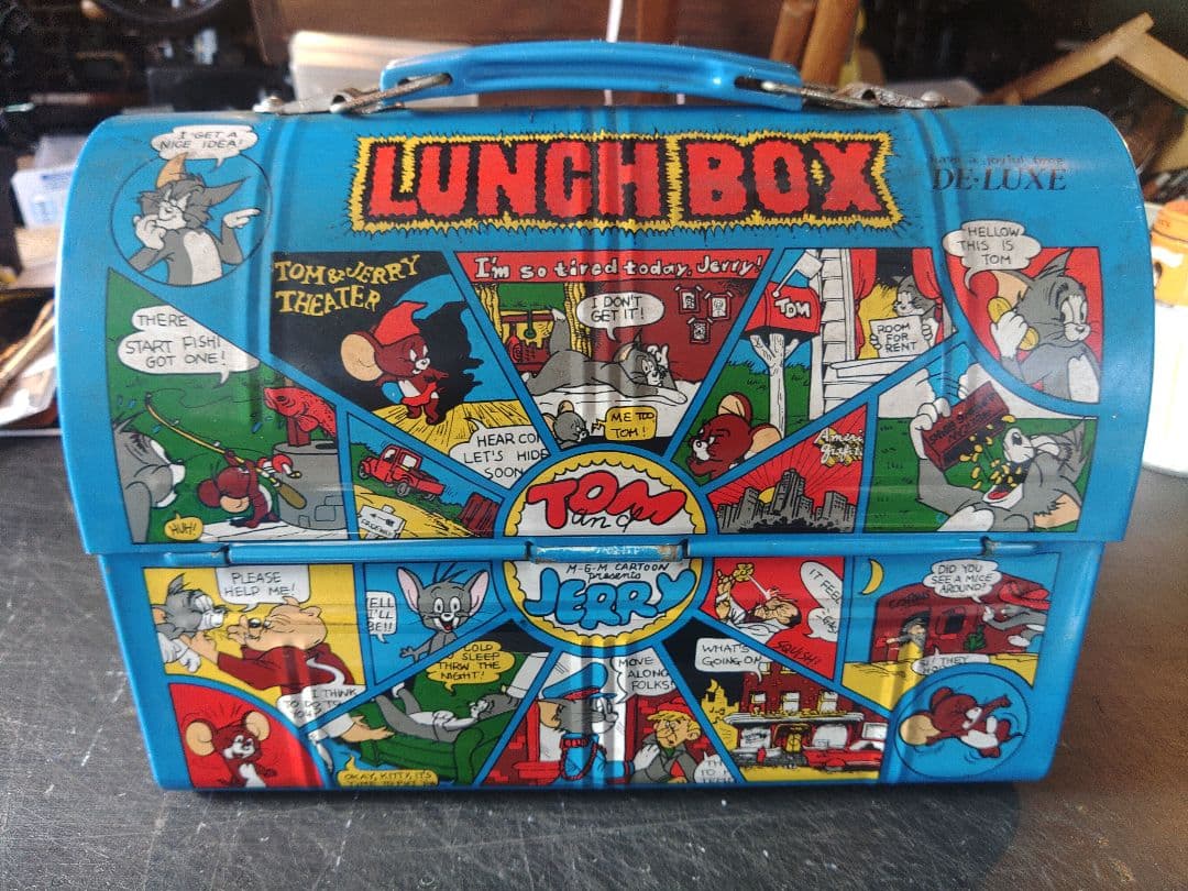トムとジェリー ランチボックス　ブリキ　70～80s 昭和レトロ　アンティーク
