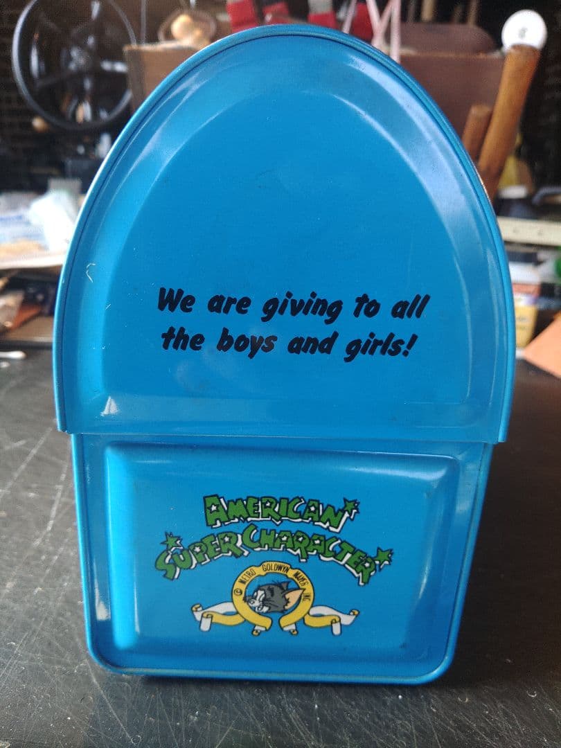 トムとジェリー ランチボックス　ブリキ　70～80s 昭和レトロ　アンティーク