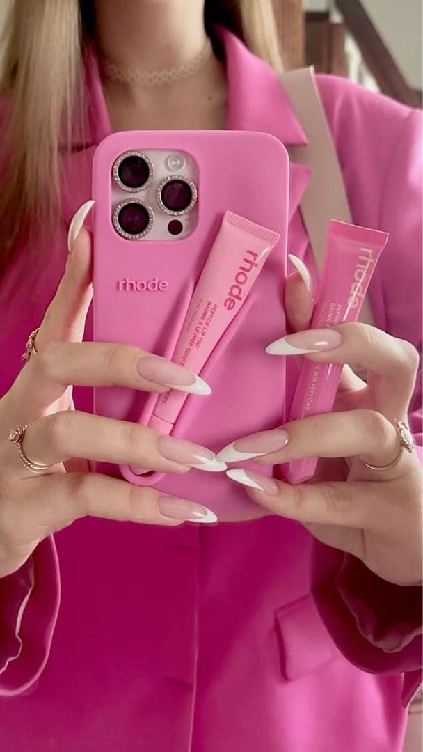 【全機種対応】 rhode shortcake iPhoneケースリップ付き