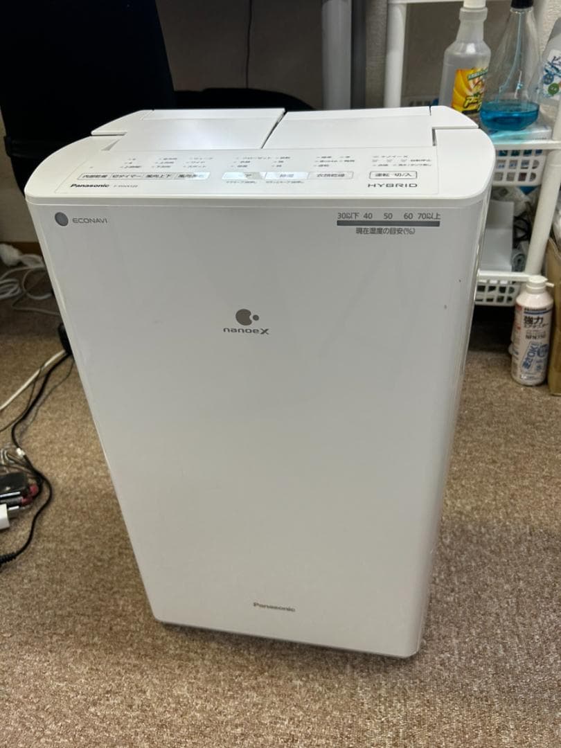 パナソニック 衣類乾燥除湿機 2022年製 F-YHVX120-W ～25畳