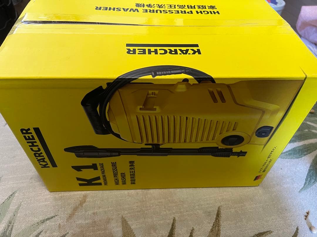 KÄRCHER 高圧洗浄機 K 1 プレミアムパッケージ販売証明書付き