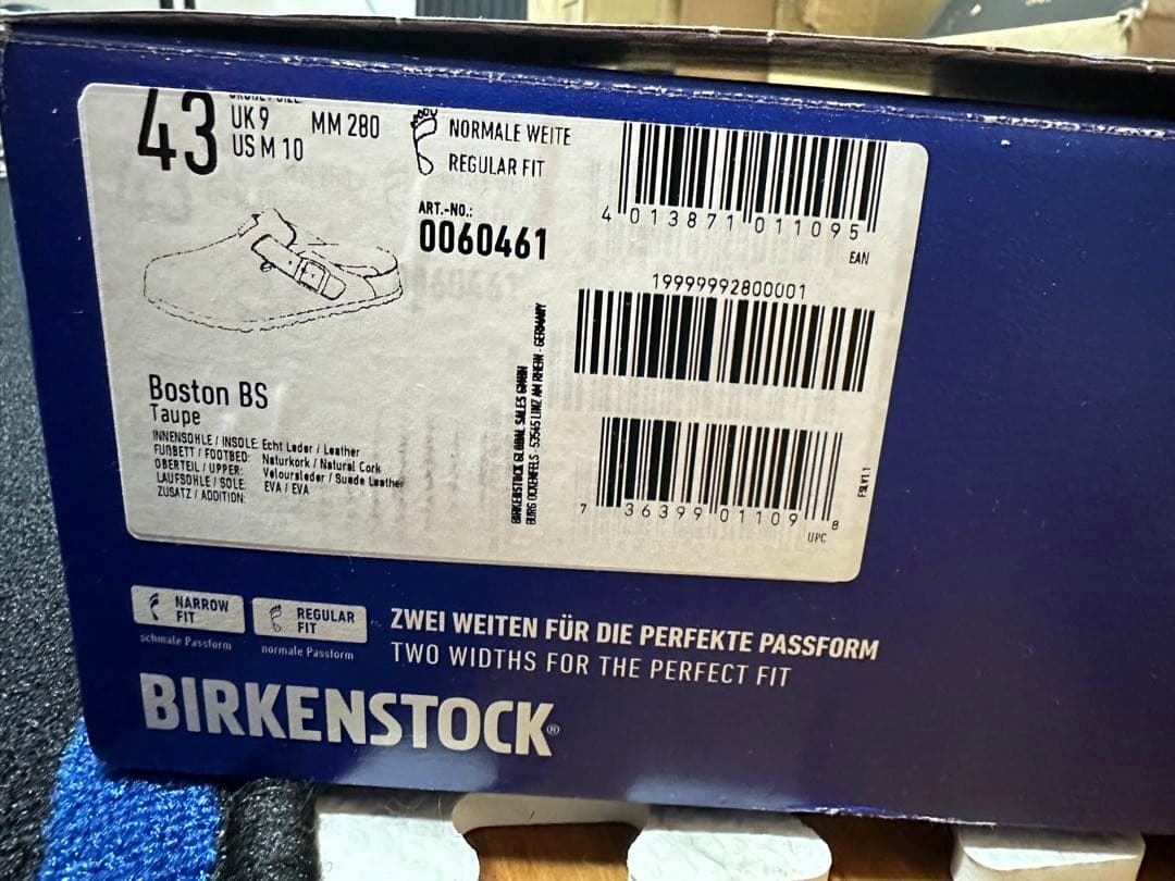 BIRKENSTOCK ビルケン　ボストン　トープ　28cm