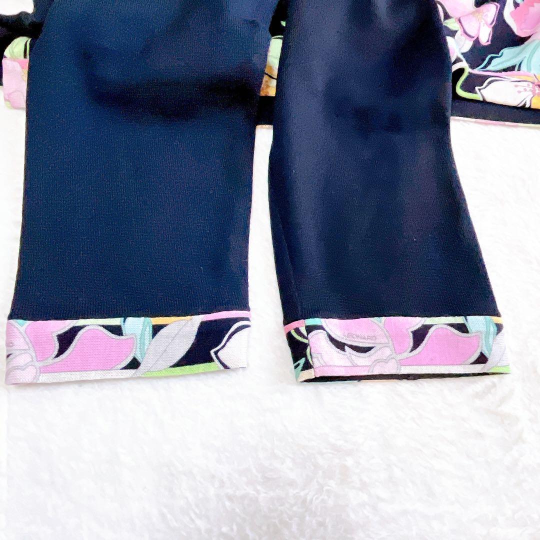 レオナール スポーツ 長袖ニット　ウール100% 大きいサイズ44ダークネイビー