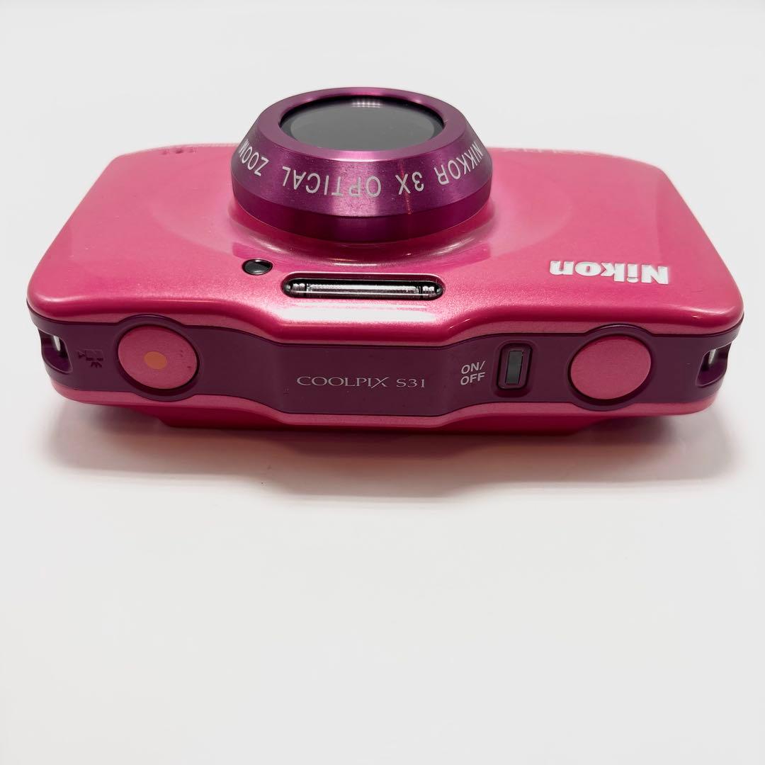 【美品】Nikon COOLPIX S31 ピンク コンパクトデジタルカメラ