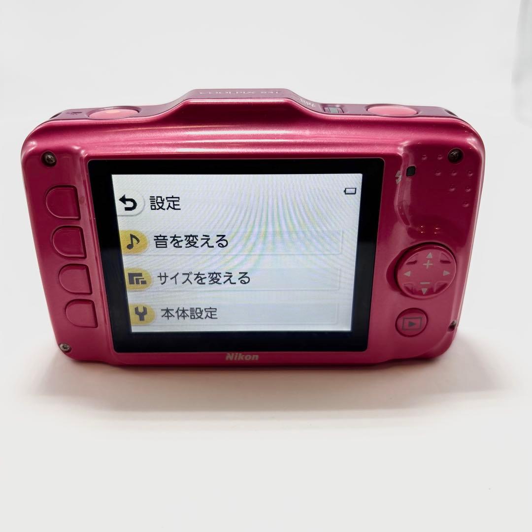 【美品】Nikon COOLPIX S31 ピンク コンパクトデジタルカメラ