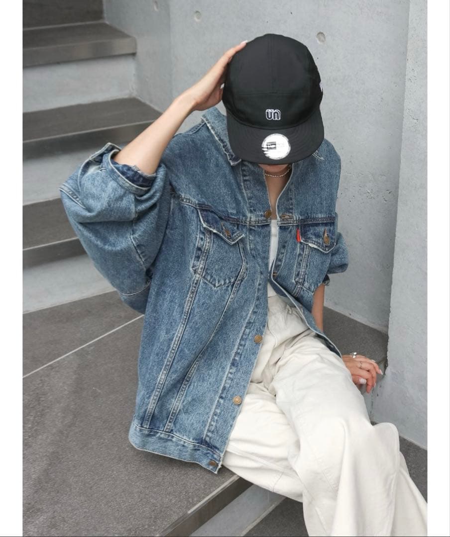 ungrid ビックシルエットデニムジャケット
