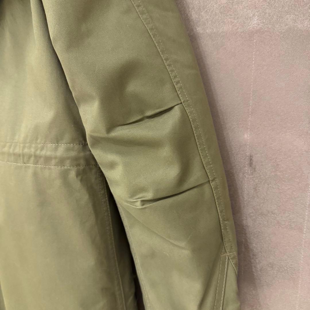 【フレッドペリー】ライナー付きモッズコート ユニオンジャック柄 カーキ