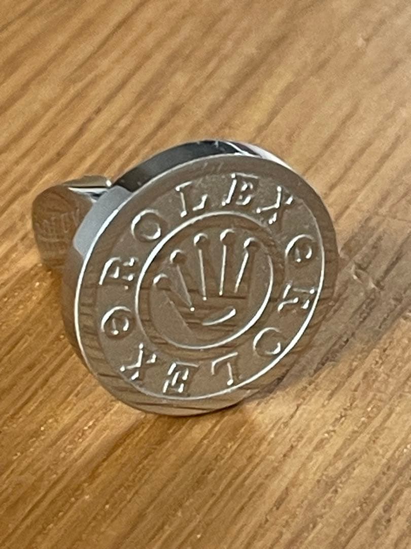 ROLEX シルバー カフリンクス 専用ボックス付き