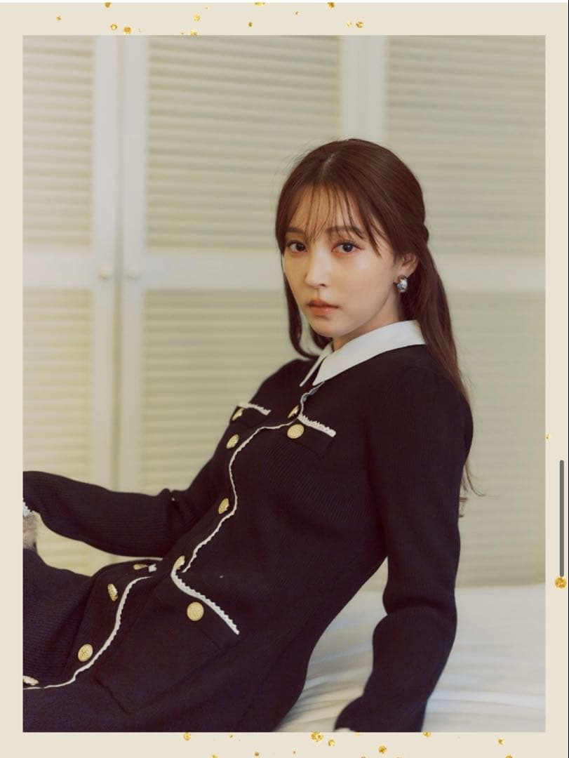 【新品】 アプワイザーリッシェ 衿付2way ニットワンピース