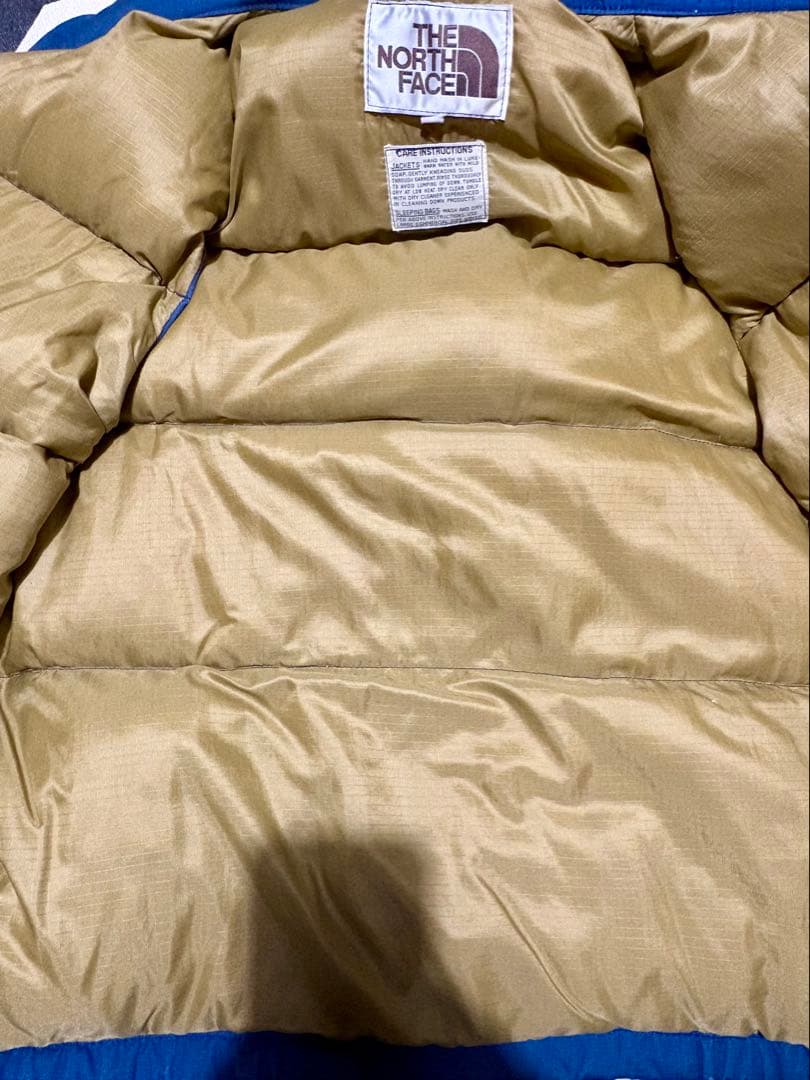 ノースフェイス　茶タグ　ダウンベスト　美品