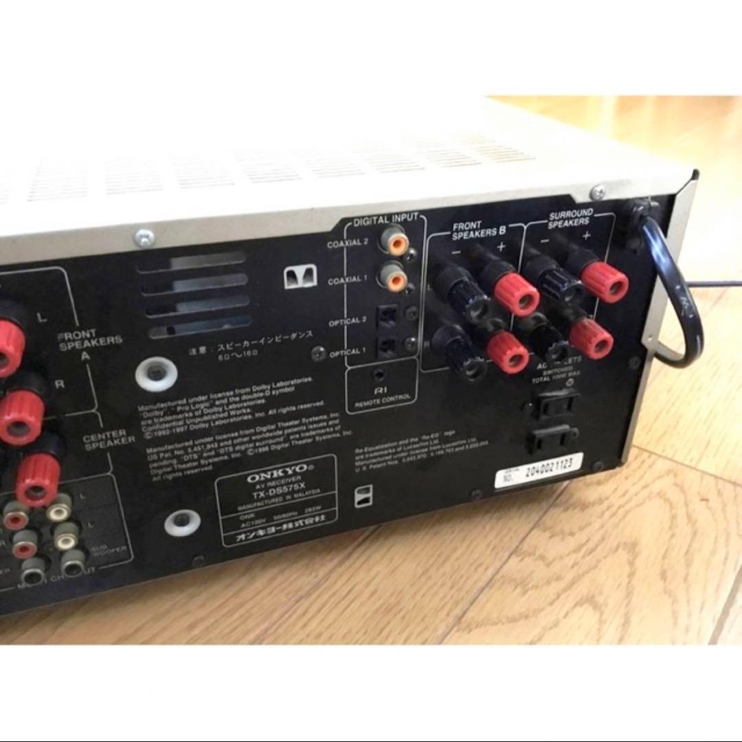 ◆ONKYO オンキョー TX-DS575X AVアンプ 単体コンポ 音楽