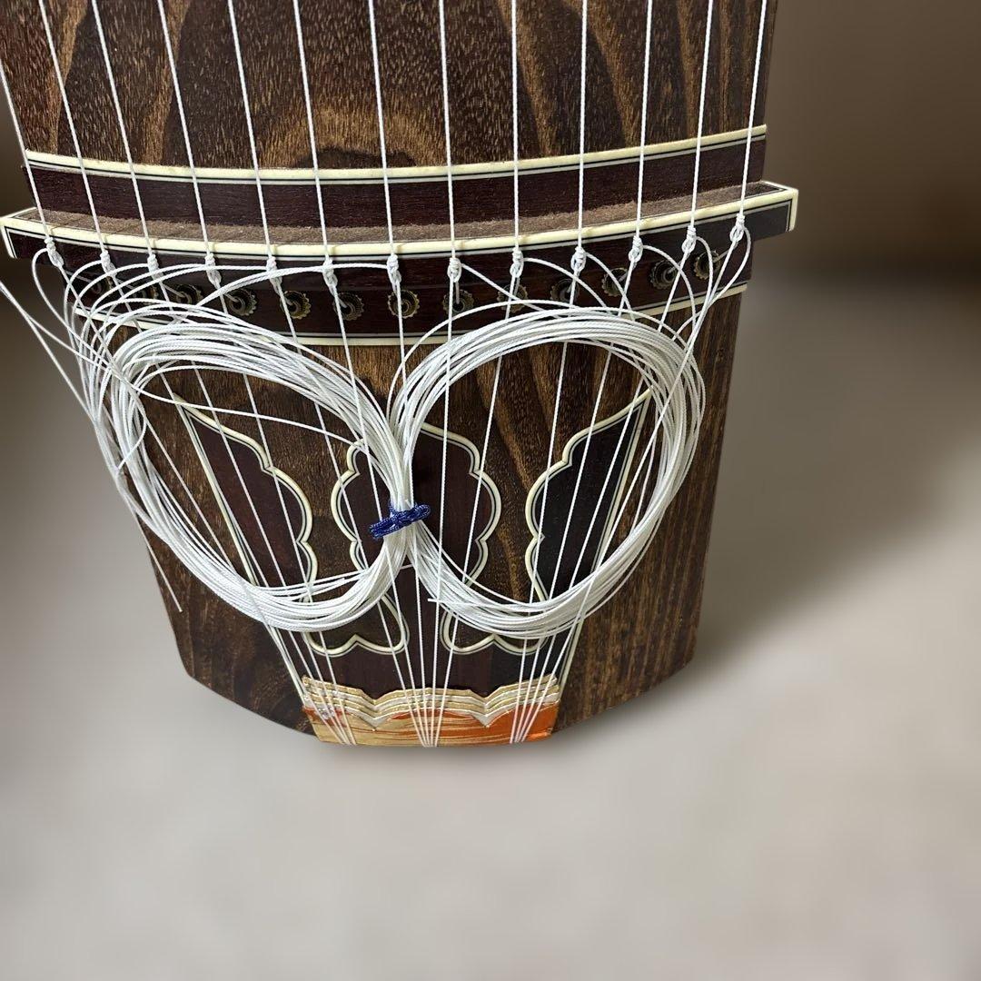 木製筝 13弦 和柄装飾