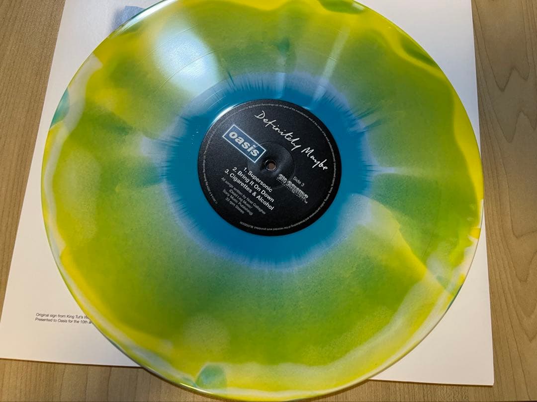 oasis Definitely Maybe 限定15000枚 LPレコード