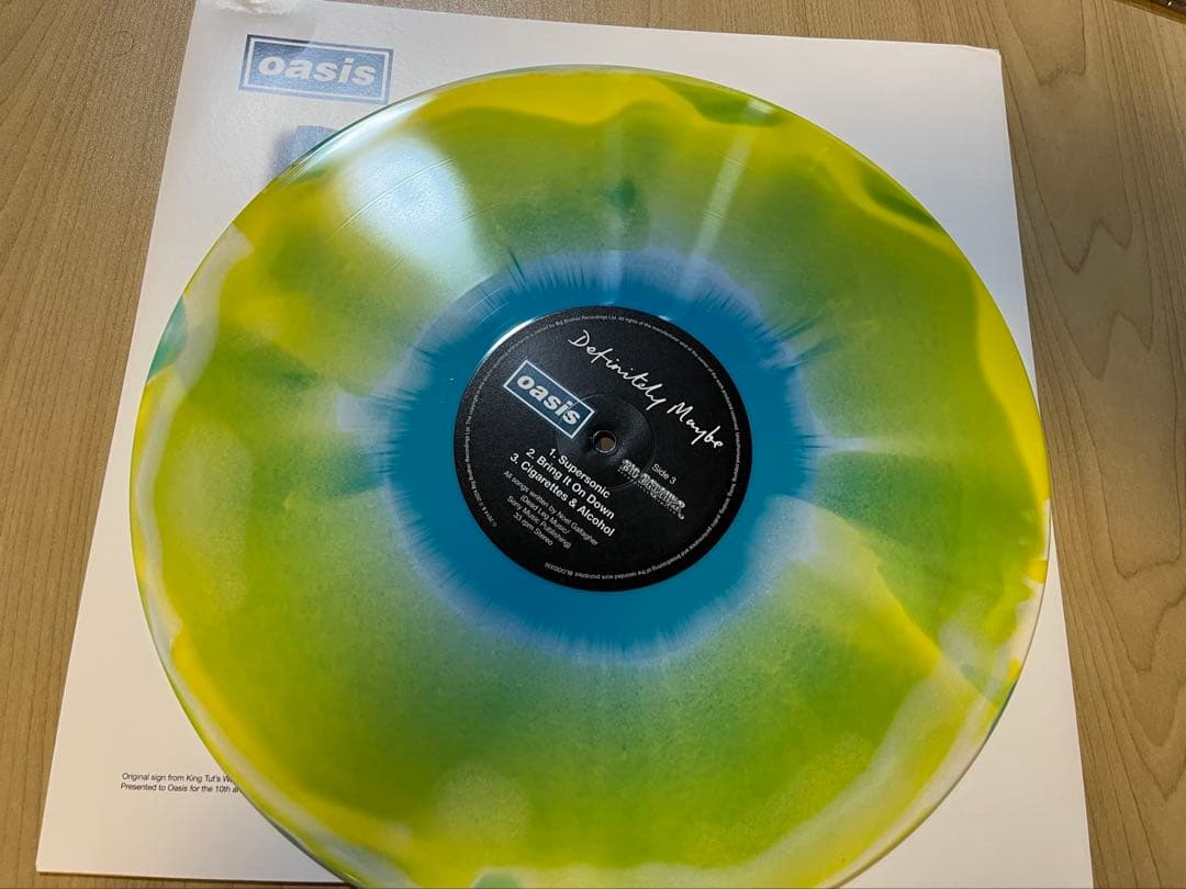 oasis Definitely Maybe 限定15000枚 LPレコード