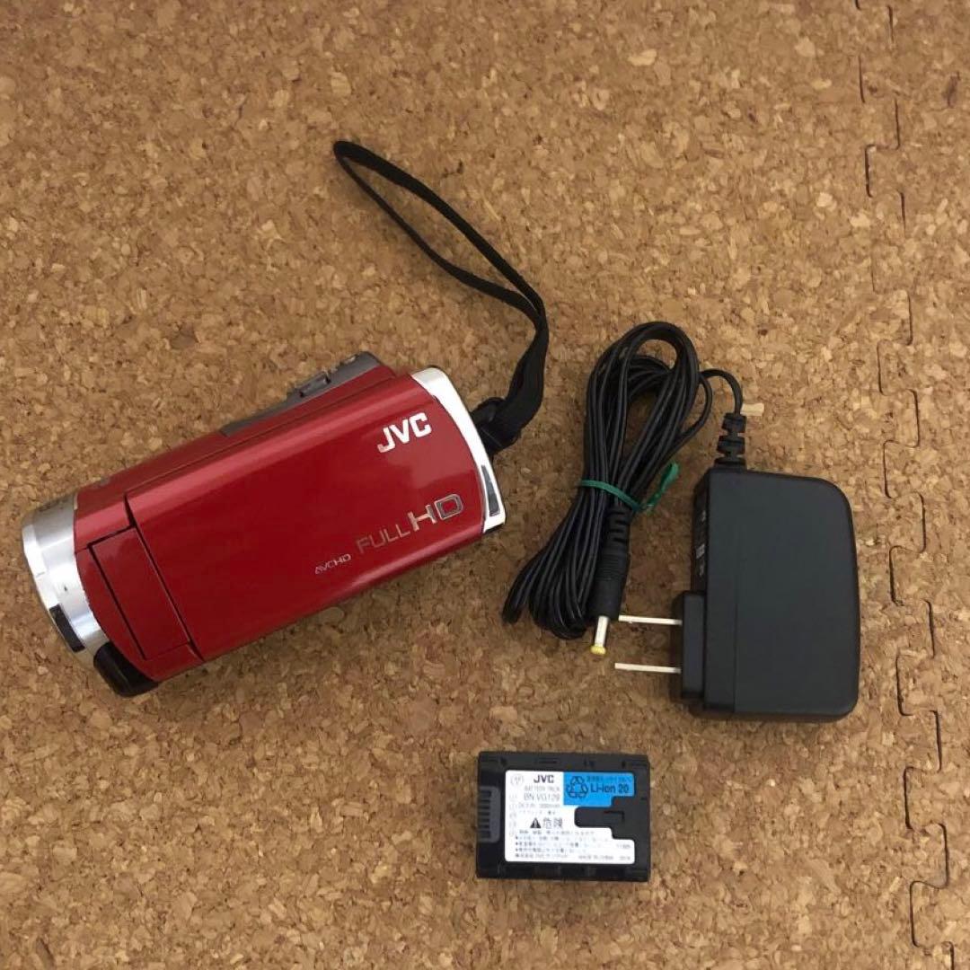 JVC ビデオカメラ GZ-E750-R