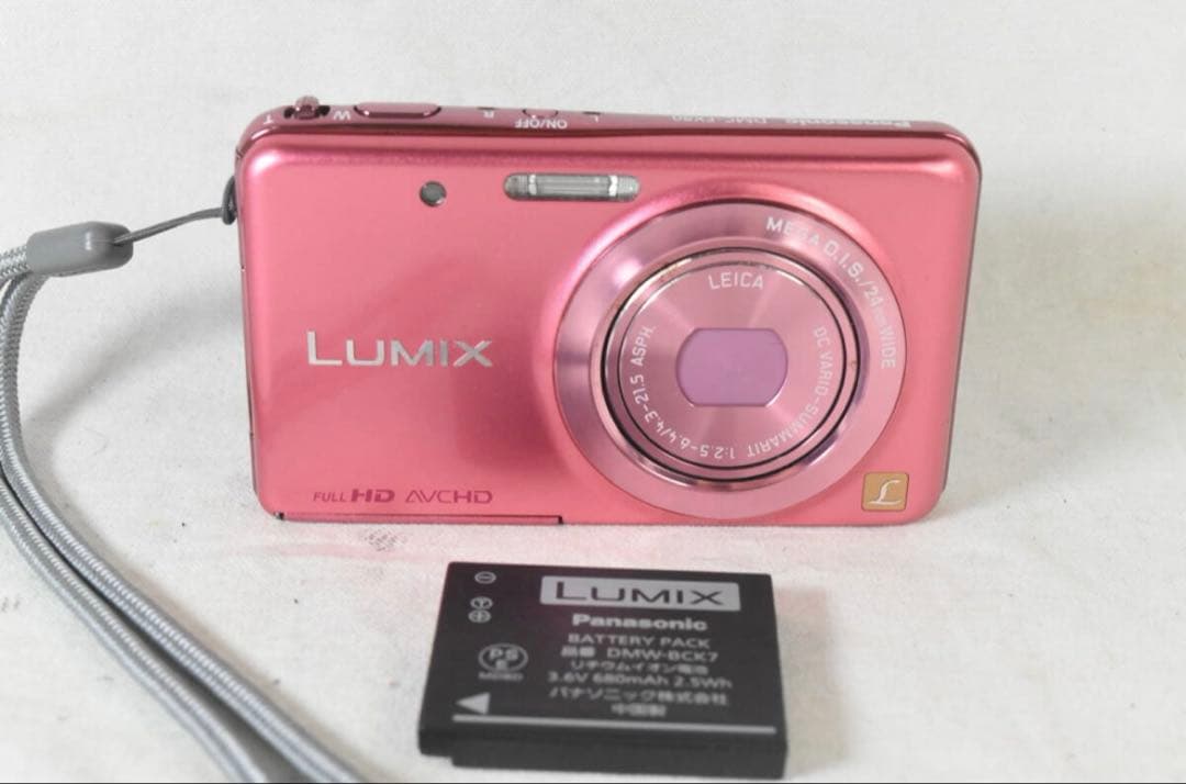 ☆極美品☆ Panasonic LUMIX DMC-FX80-P ピンク