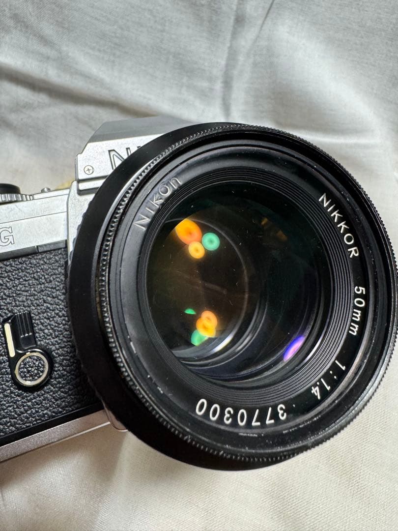 Nikon FG + Nikkor 50mm f/1.4 レンズ付き