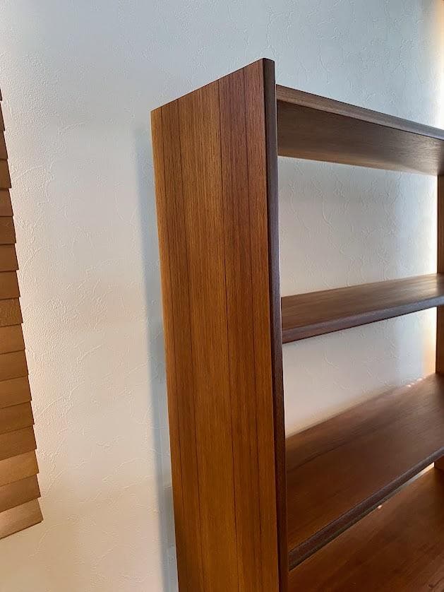 1960s デンマーク チーク キャビネットオープンハイシェルフ仕上済