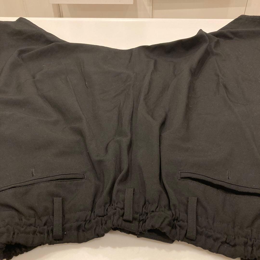 お値下げしましたヨウジヤマモト黒 サルエルパンツ ドローストリング付き