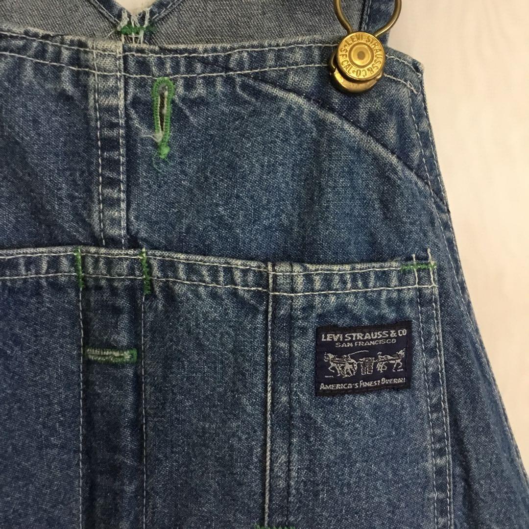 いくまる　リーバイス美品　90Sオーバーオールアメリカ製ビンテージLサイズ
