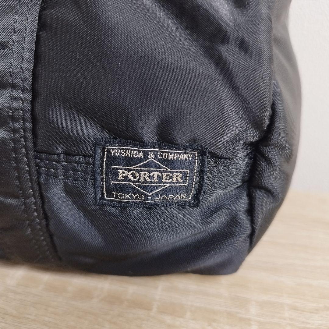 【美品】廃盤品　PORTER タンカー ドラムバッグ S ミニボストン ブラック