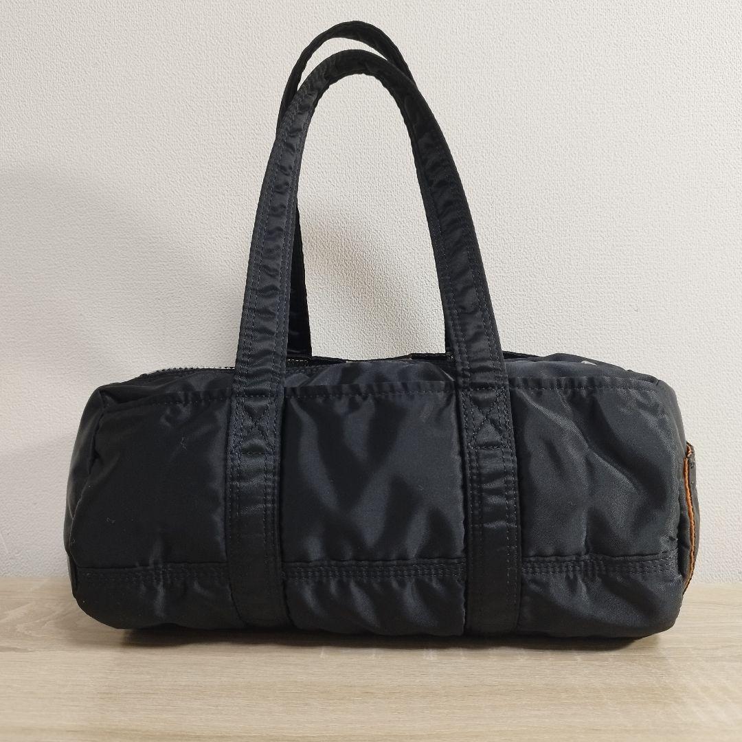 【美品】廃盤品　PORTER タンカー ドラムバッグ S ミニボストン ブラック