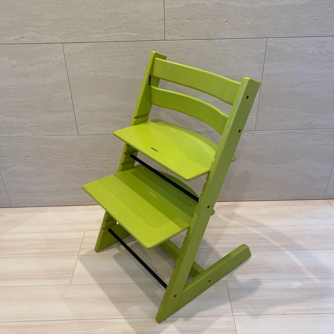 ★STOKKE★トリップトラップ★ライムグリーン廃盤色
