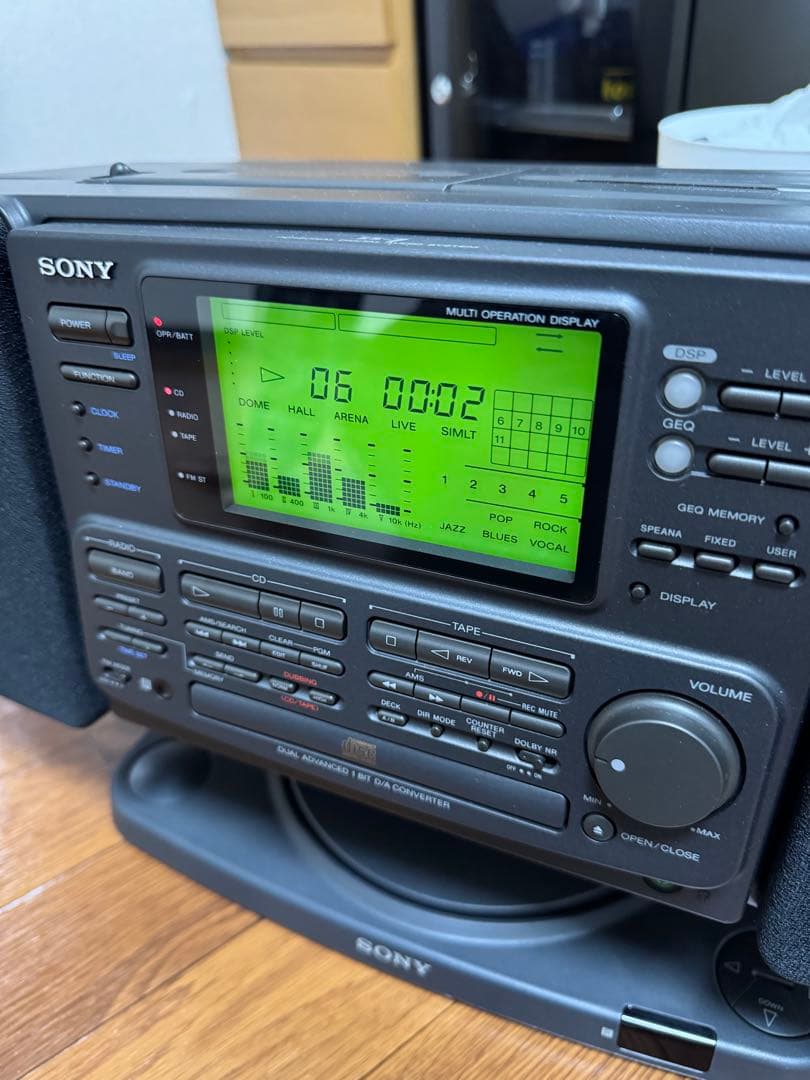 SONY CDバブルラジカセ ラジカセ ZS-7 SONAHAWK 整備品