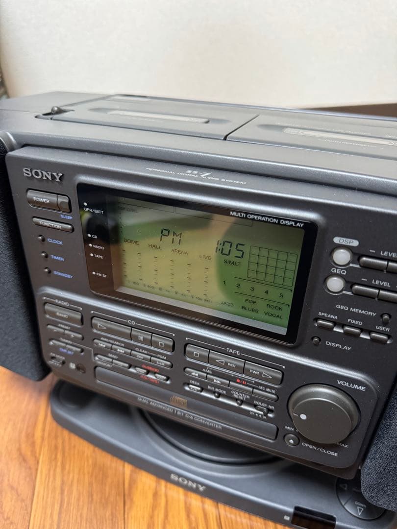 SONY CDバブルラジカセ ラジカセ ZS-7 SONAHAWK 整備品