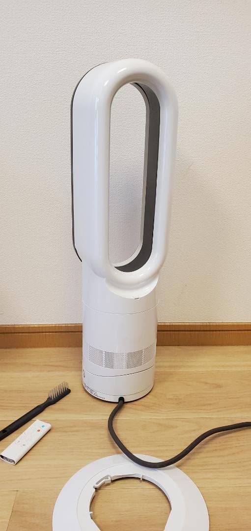 Dyson AM09 ホワイトタワーファン、リモコン付き