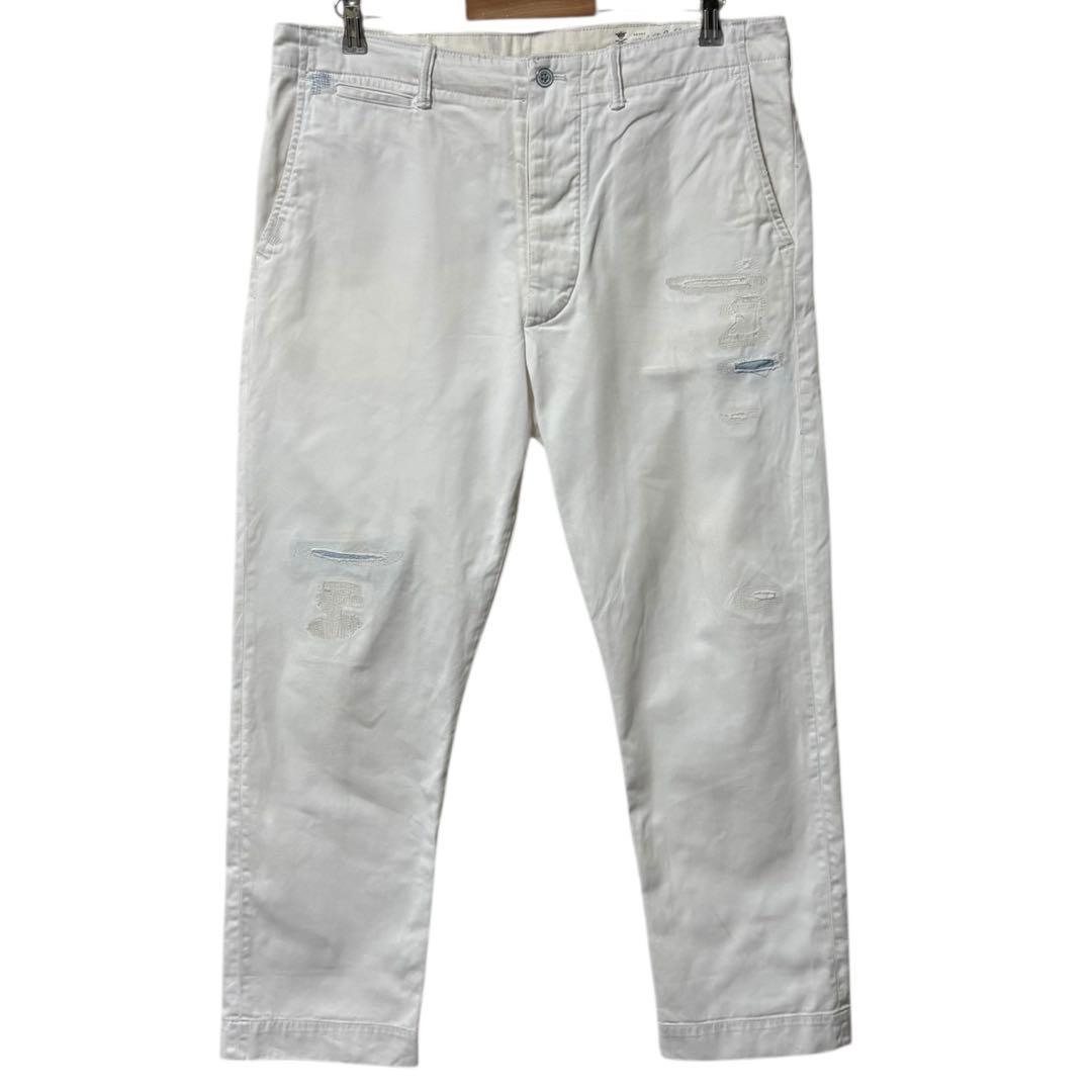 POLO RALPH LAUREN リペアリメイク加工 チノトラウザー