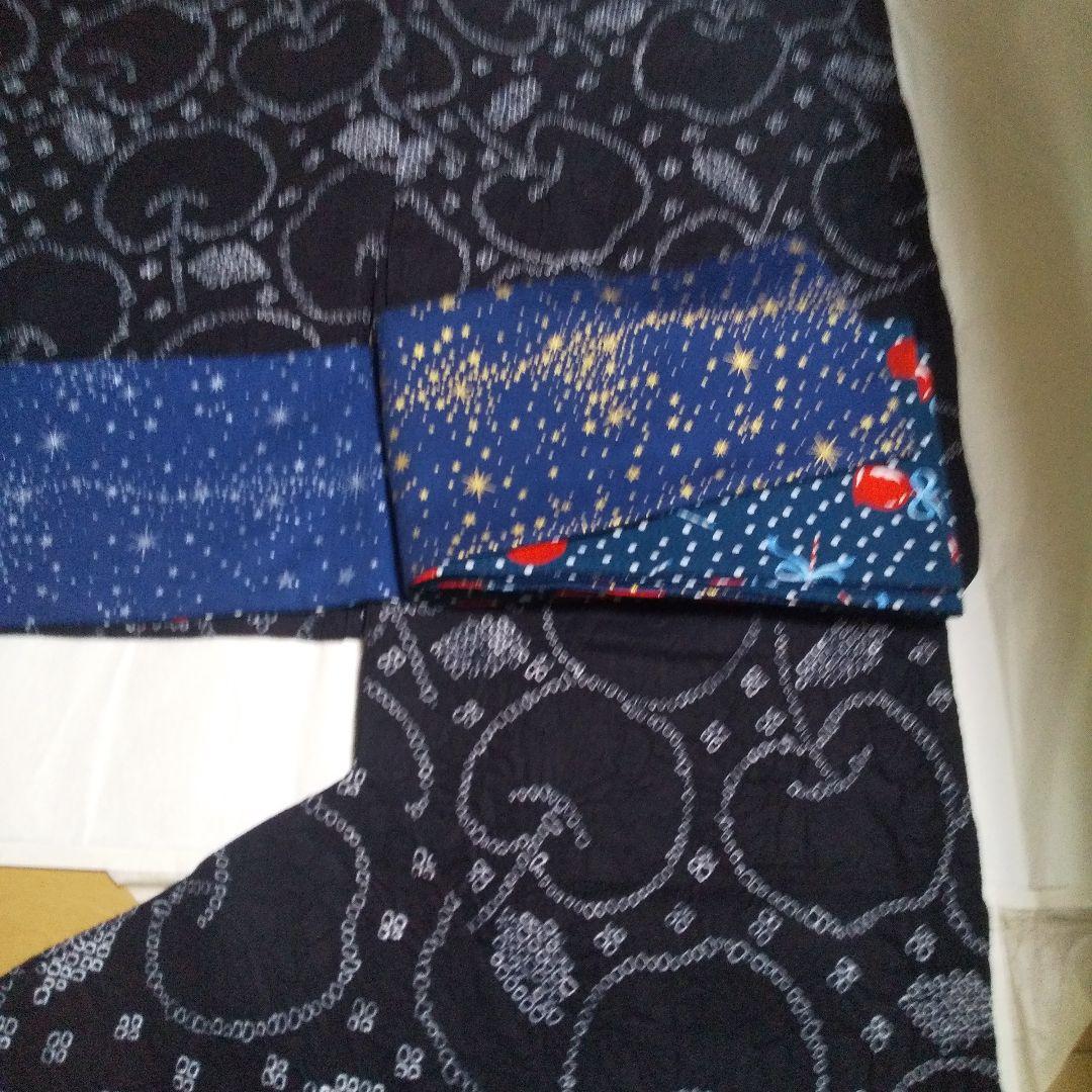 りんご柄 有松絞り浴衣 ※新品