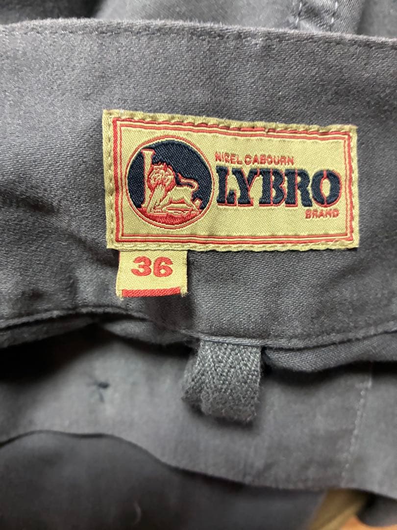 ナイジェルケーボン lybro ロイヤルネイビーカーゴパンツ