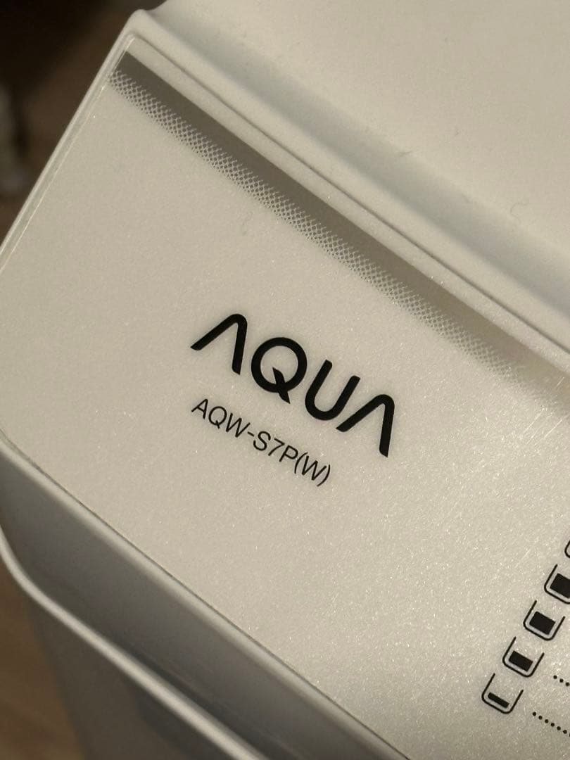 【2023年製】AQUA 洗濯機 7kg AQW-S7P 美品