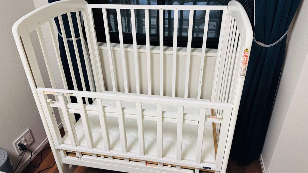 【Koi】KATOJIミニベビーベッド　ハイタイプ　60×90cm